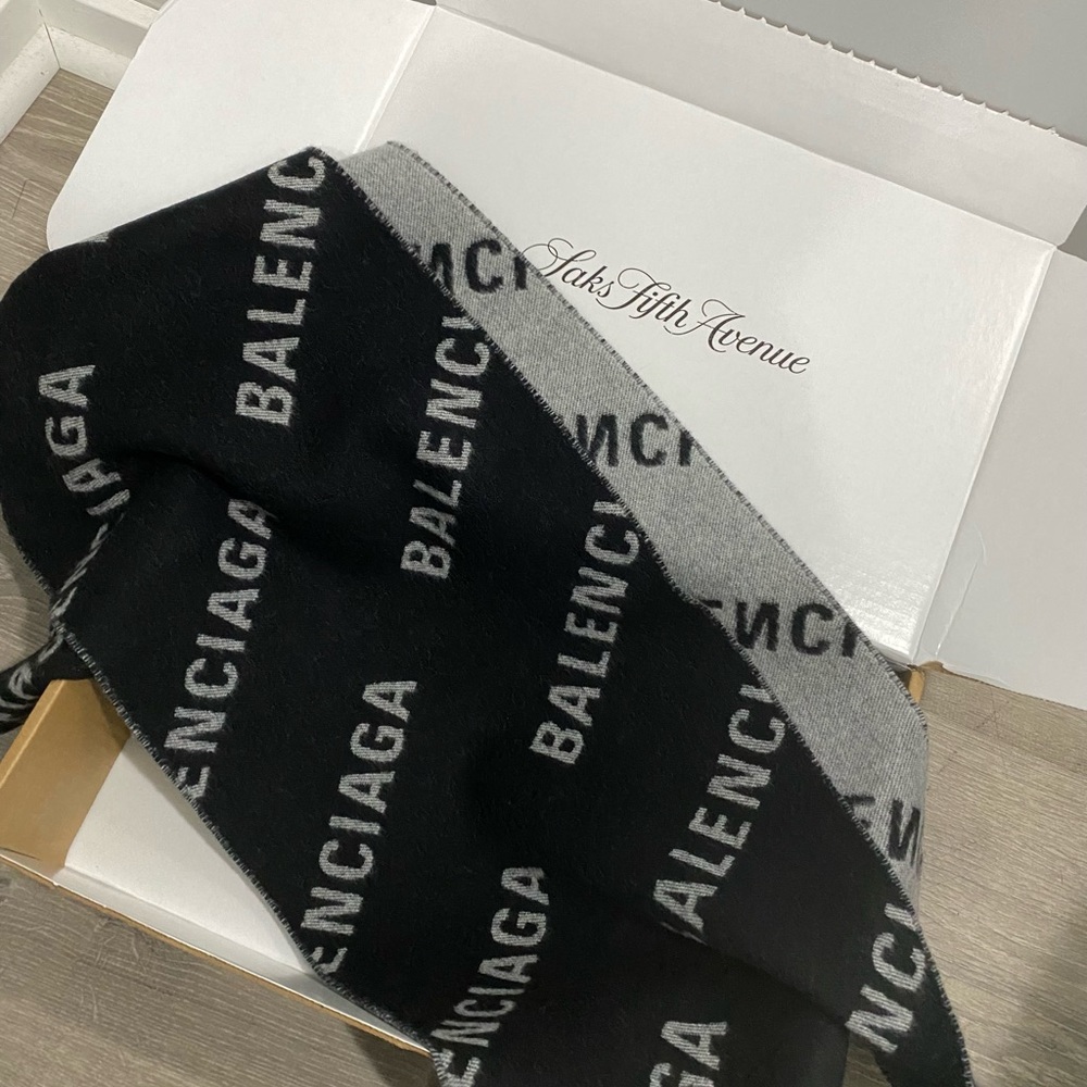 COPY - Reversible Balenciaga wool scarf
